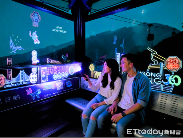 ▲昂坪360祭出20周年驚喜，今年暑假首度推出「夜間纜車」體驗。（圖／昂坪360提供）