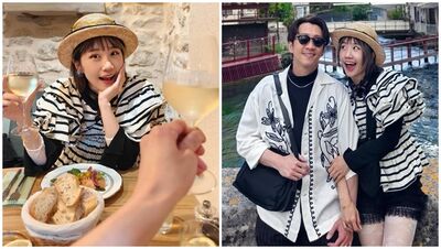 Lulu度蜜月逛街到一半「突蹲地痛哭」！陳漢典：誒幹嘛…原因讓他傻眼