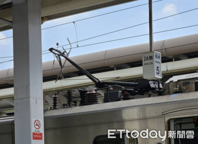 台鐵電車線遭扯斷「潮州=枋寮不通」公路接駁　列車集電弓受損