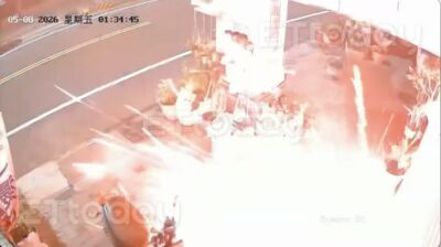 獨／驚悚畫面曝！高雄惡徒半夜丟土製炸彈　強震2連爆險傷幼兒