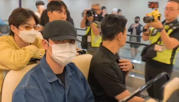 ▲▼EXO來台。（圖／桃園機場記者聯誼會提供）