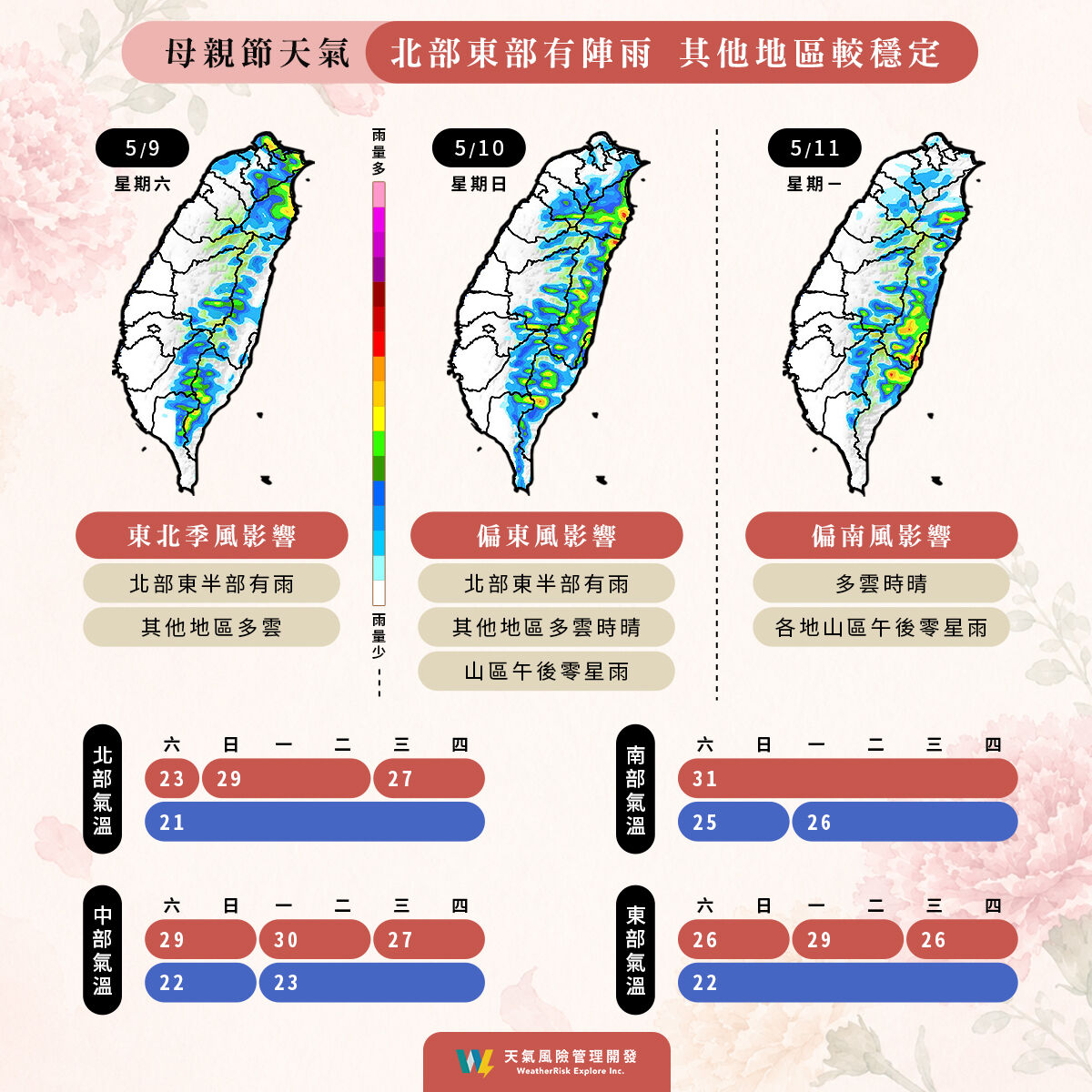 ▲▼             。（圖／翻攝天氣風險公司）