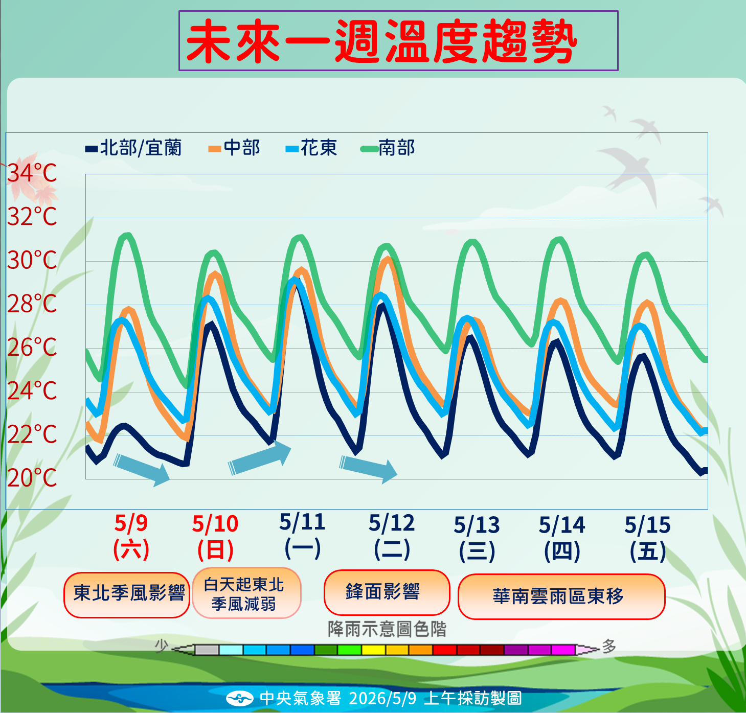 ▲▼天氣。（圖／氣象署提供）