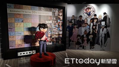 《柯南》動畫30周年展直擊！五大展區重溫經典推理　等身模型亮相