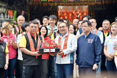 恭祝天上聖母聖誕千秋 侯友宜祈願市政順利推進