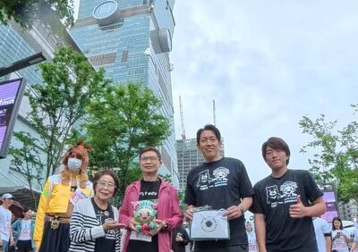 受黃志芳吸引　大阪府松原市長帶隊觀摩101垂直馬拉松且有人參賽