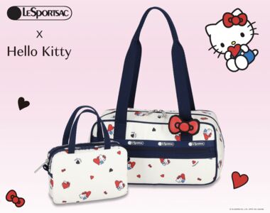 Hello Kitty蝴蝶結長在包上!LeSportsac新聯名太萌 通勤、旅行包都想收