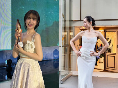 百想視后朴寶英美成小仙女！蝴蝶結禮服超甜美　孫藝真深V戰袍吸睛