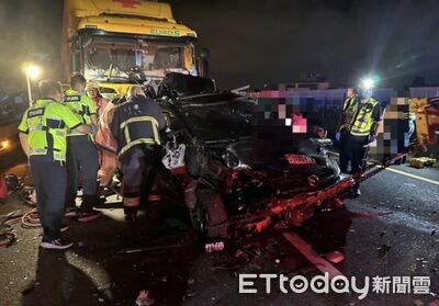 疲勞駕駛撞國道車陣！貨櫃車司機釀3死2傷慘劇　二審仍判3年