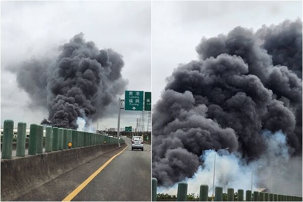 ▲▼彰化廢棄物工廠大火。（圖／翻攝彰化踢爆網）