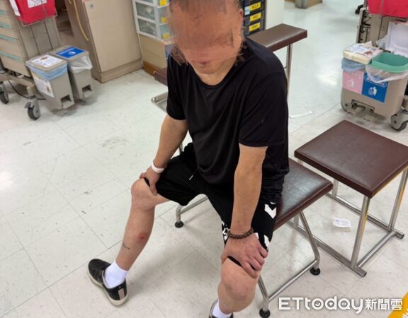 ▲雲林麥寮吳姓嫌犯腿中彈躲3天不敢就醫。（圖／記者游瓊華翻攝）