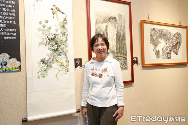 ▲南投縣「她畫．她話」女性藝術特展開幕，61位女藝術家呈現生命多元樣貌。（圖／南投縣政府提供）