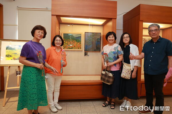 ▲南投縣「她畫．她話」女性藝術特展開幕。（圖／南投縣政府提供，下同）