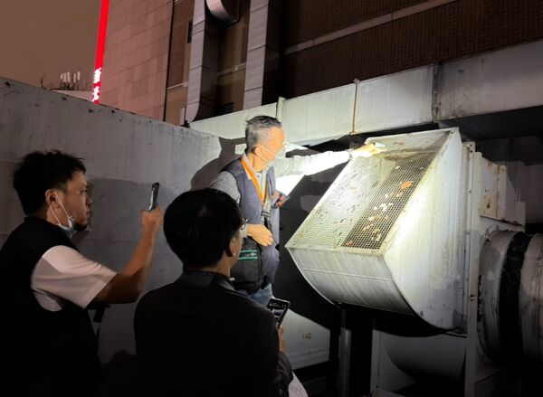 ▲北市環保局、衛生局、商業處至誠品生活南西店進行跨局處聯合稽查。（圖／北市府提供）