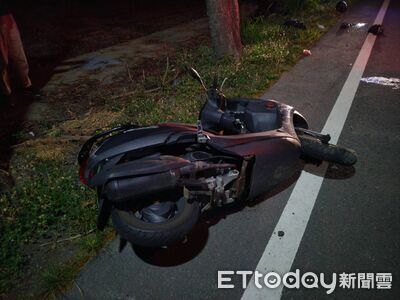 快訊／高雄22歲男騎士「自撞路樹」…地留一灘血！頭部重創不治