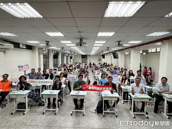 ▲教育部國教署「教學基地學校」分享會「上一堂好課」於台南市民德國中登場，吸引全台教師、家長及學生共同參與。（記者林東良翻攝，下同）