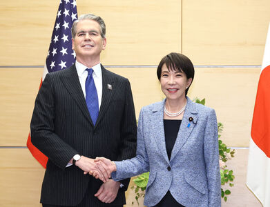 高市早苗會晤美財長提川普訪中　日媒曝：雙方密談印太局勢