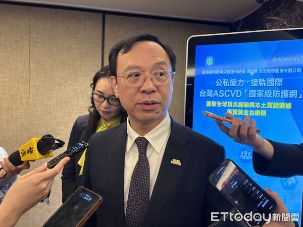 ▲▼衛福部長石崇良出席「2026 ASCVD MOU 記者會」。（圖／記者洪巧藍攝）