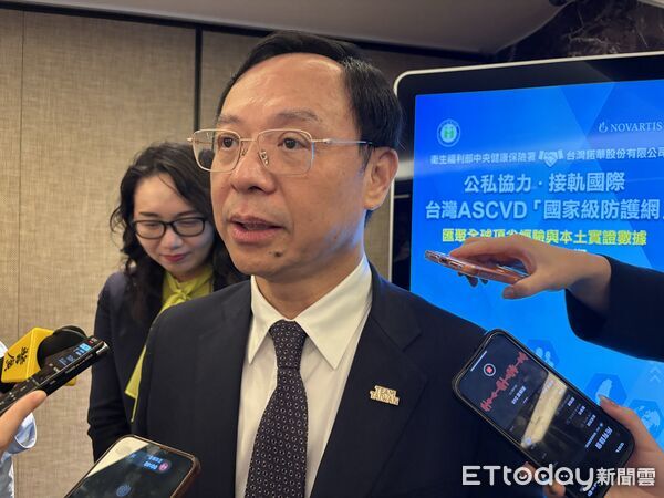 ▲▼衛福部長石崇良出席「2026 ASCVD MOU 記者會」。（圖／記者洪巧藍攝）