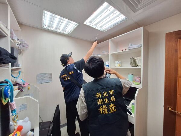 ▲▼新北市政府公安小組展開跨局處聯合稽查。（圖／新北市衛生局提供）