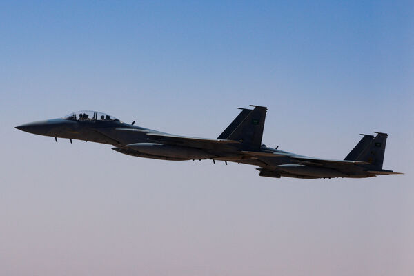 ▲▼沙烏地皇家空軍（Saudi Air Force）戰鬥機。（圖／路透）