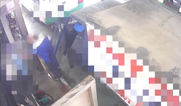 變態司機性騷加油站女員工!加完油「伸手襲胸」嘻皮笑臉離開