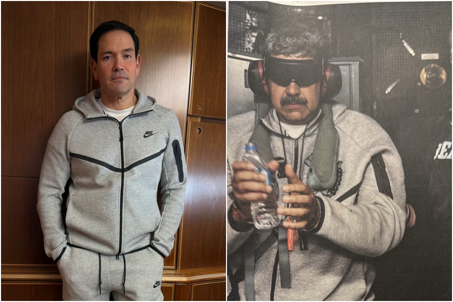 盧比歐「馬杜洛穿搭」現身空軍一號! Nike運動服照掀熱議 | ETtoday國際新聞 | ETtoday新聞雲
