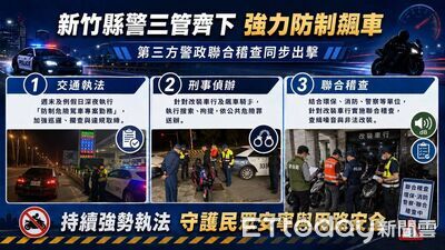 竹縣警取締改裝車3箭齊發　取締+扣48車重驗+稽查業者開罰