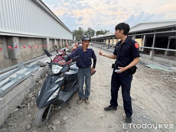▲內埔警方幫張男找回機車。（圖／記者陳崑福翻攝）