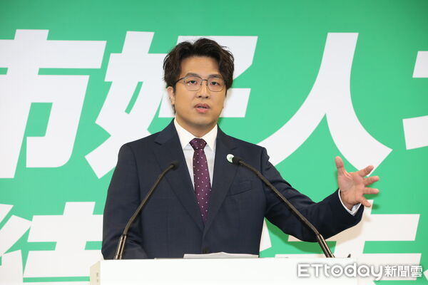 ▲▼沈伯洋出席民進黨縣市長提名台北市記者會。（圖／記者劉耿豪攝）