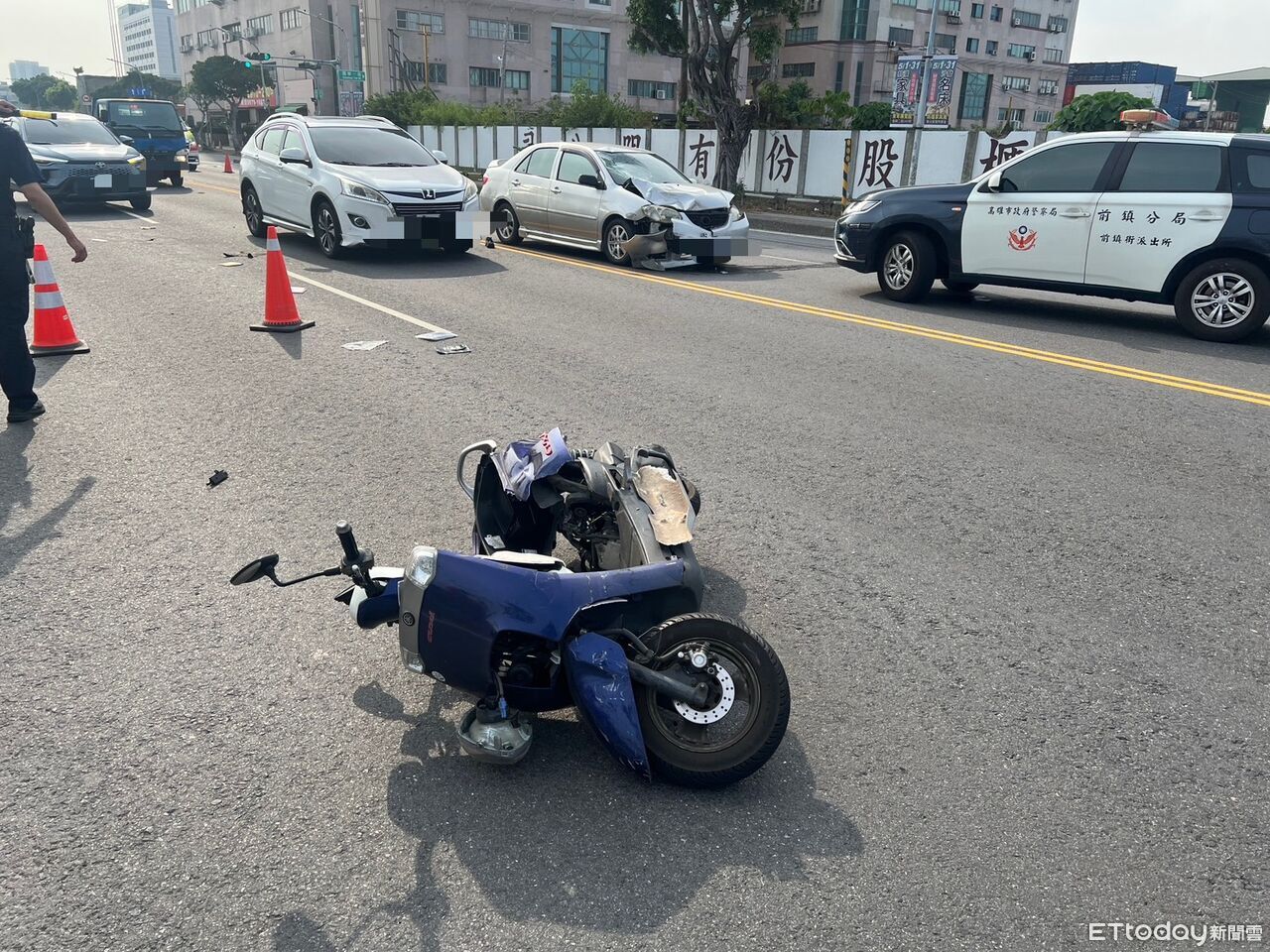 堆高機司機趕上班!逆闖調撥車道狂飆 撞飛騎士重摔送醫不治