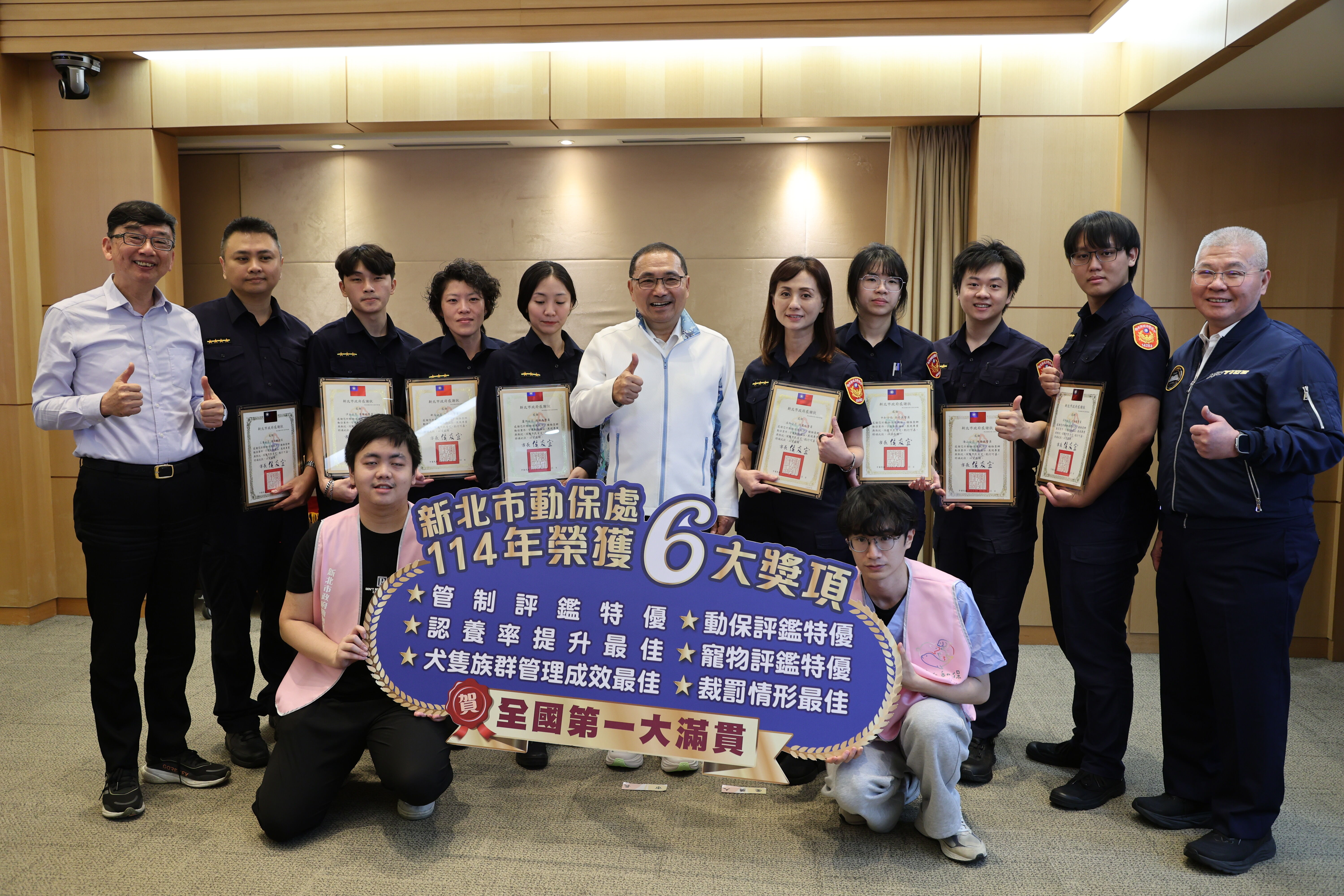 ▲新北勇奪農業部評鑑六冠王。（圖／新北市動保處提供）