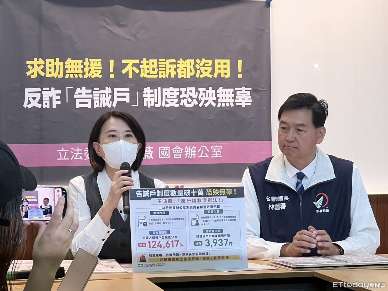 全國逾12萬告誡戶!成功撤銷率僅1% 王鴻薇籲研議救濟辦法
