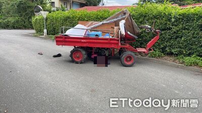 農用車擦撞「駕駛摔出來」慘被自己車輾過　全身骨折命危送醫