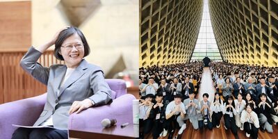 蔡英文PO「東海大學易燃物」照　百萬人一看笑翻：粉絲名定了