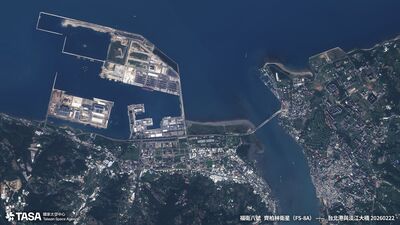 齊柏林衛星「離地表500公里」拍下淡江大橋　畫面超清晰