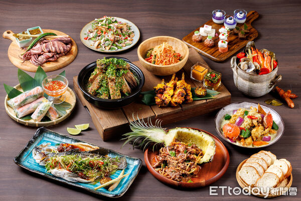 ▲JR東日本大飯店台北 Brilliant鉑麗安全日餐廳推出「東南亞美食季」主題自助餐。（圖／JR東日本大飯店台北提供）