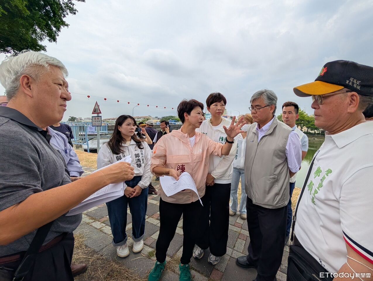 陳亭妃促山海圳綠道電纜地下化 要求台電、市府各編5千萬配合款