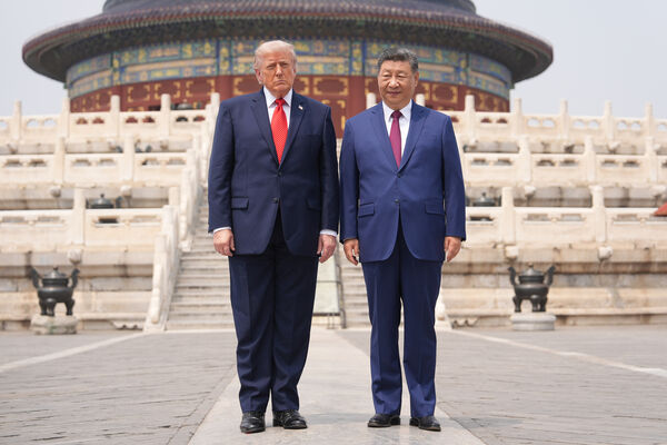 ▲▼美國總統川普（Donald Trump）與中國國家主席習近平,川習會。（圖／達志影像／美聯社）