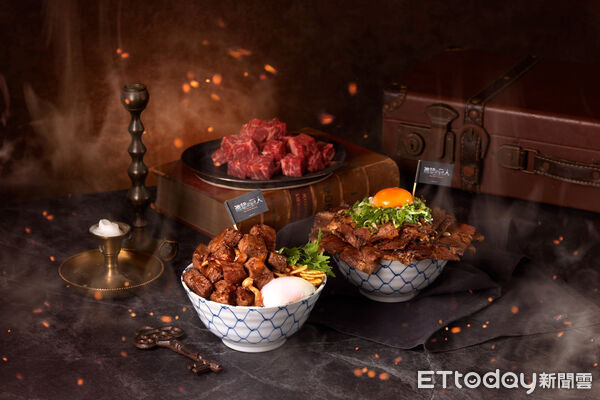 ▲「開丼 燒肉vs丼飯」聯名《進擊的巨人》。（圖／業者提供）