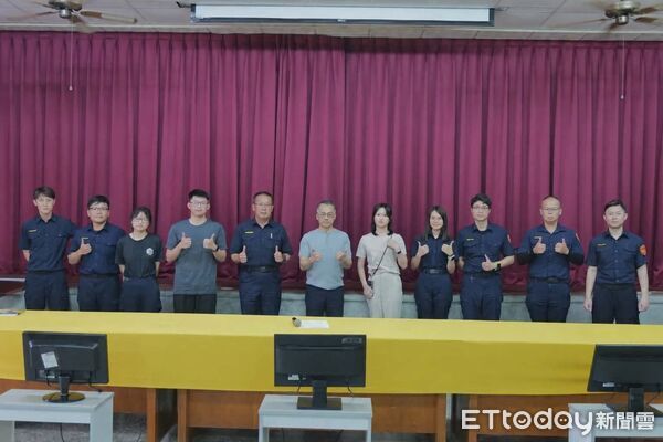 ▲成功分局迎9名實務訓練生。（圖／記者楊晨東翻攝）