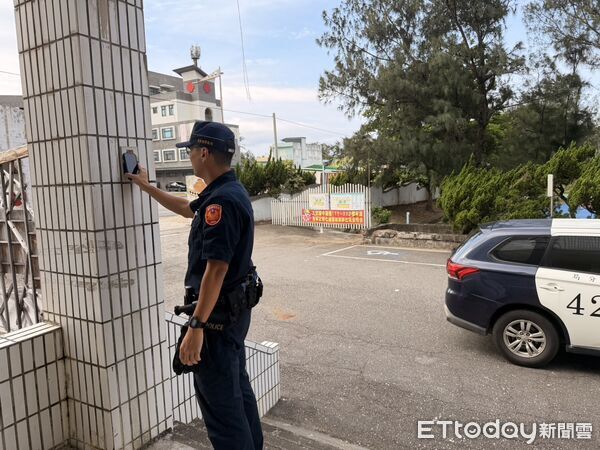 ▲大武警加強交通疏導與考場維護。（圖／記者楊晨東翻攝）