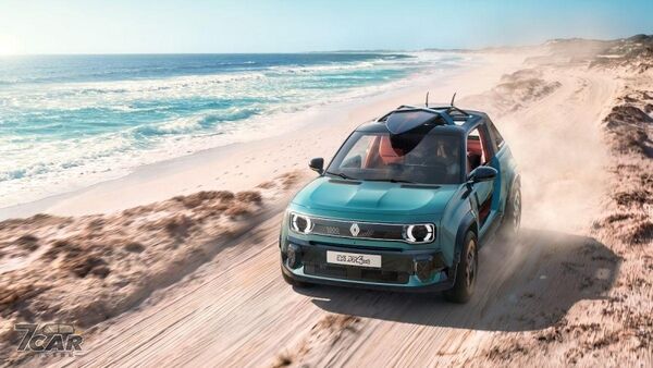 翠綠車身搭配四驅沙灘能力　Renault 4 JP4x4 Concept 登場