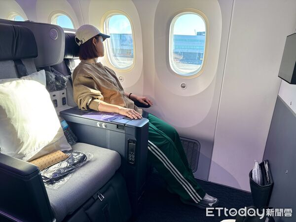 ▲紐西蘭航空全新改裝的「波音787-9 V4」豪華商務艙與豪華經濟艙開箱,紐西蘭航空,商務艙,經濟艙。（圖／記者彭懷玉攝）