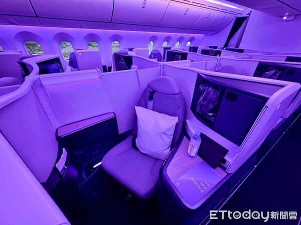▲紐西蘭航空全新改裝的「波音787-9 V4」豪華商務艙與豪華經濟艙開箱,紐西蘭航空,商務艙,經濟艙。（圖／記者彭懷玉攝）