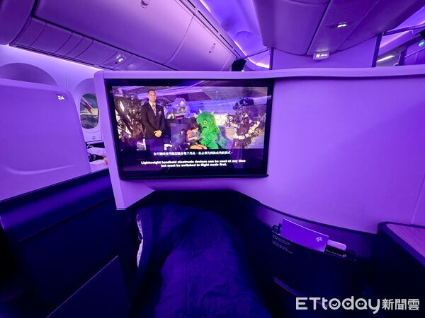 ▲紐西蘭航空全新改裝的「波音787-9 V4」豪華商務艙與豪華經濟艙開箱,紐西蘭航空,商務艙,經濟艙。（圖／記者彭懷玉攝）