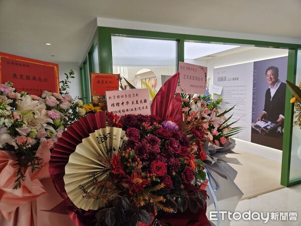 ▲▼前台北縣長、畫家周錫瑋於北京開設「璀璨中華 大美無疆－2026周錫瑋（北京）藝術展」。（圖／記者陳冠宇攝）
