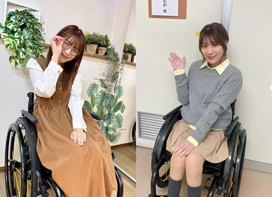 ▲豬狩友香坐輪椅。（圖／翻攝自IG）