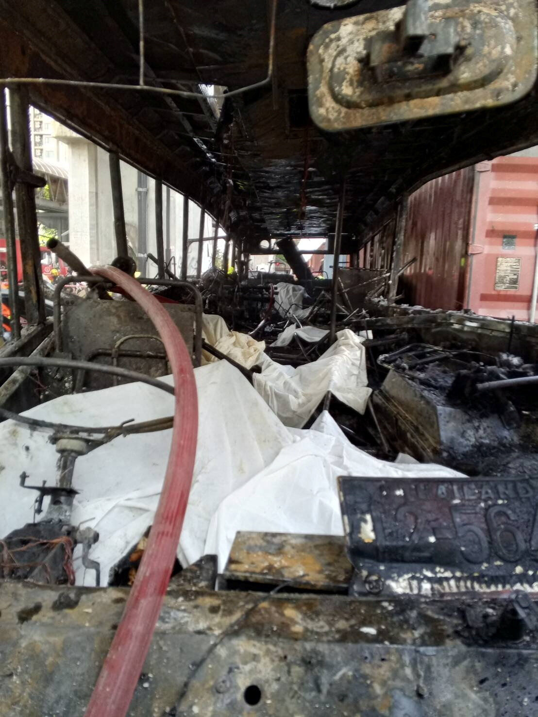 ▲泰國曼谷發生重大車禍事故。（圖／路透）