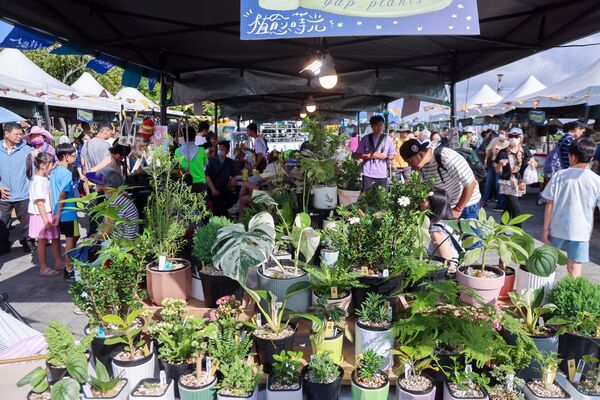 ▲淡水河畔「植愈蒔光節」登場。（圖／新北市新聞局提供）